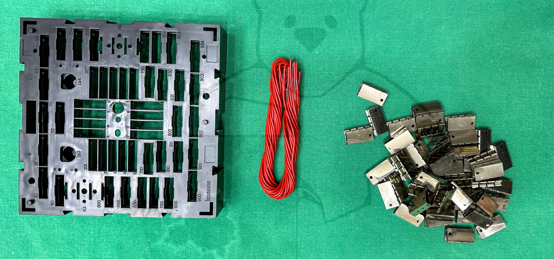 Kosmos Elektronik Oszilloskop mit Funktionsgenerator Bausatz, Bauteile